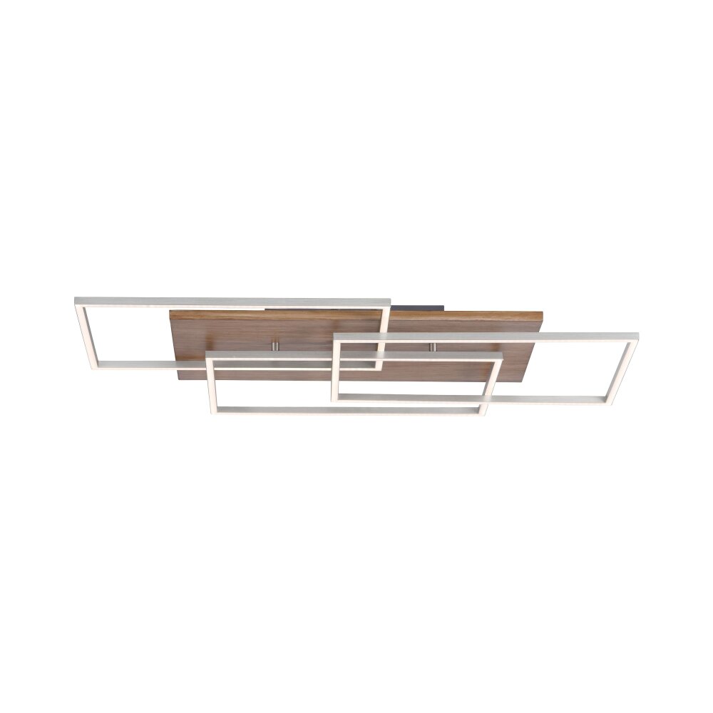 Plafonnier Paul-Neuhaus PALMA LED Écru, Acier brossé, 1 lumière, Télécommandes main product photo