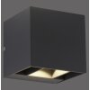 Applique murale d'extérieur Paul-Neuhaus BLOCK LED Anthracite, 2 lumières