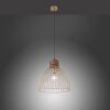 Suspension Leuchten-Direkt ALAMI Bois foncé, 1 lumière Suspension Leuchten-Direkt ALAMI Bois foncé, 1 lumière