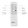 Plafonnier Leuchten-Direkt ASMIN LED Acier brossé, 3 lumières, Télécommandes
