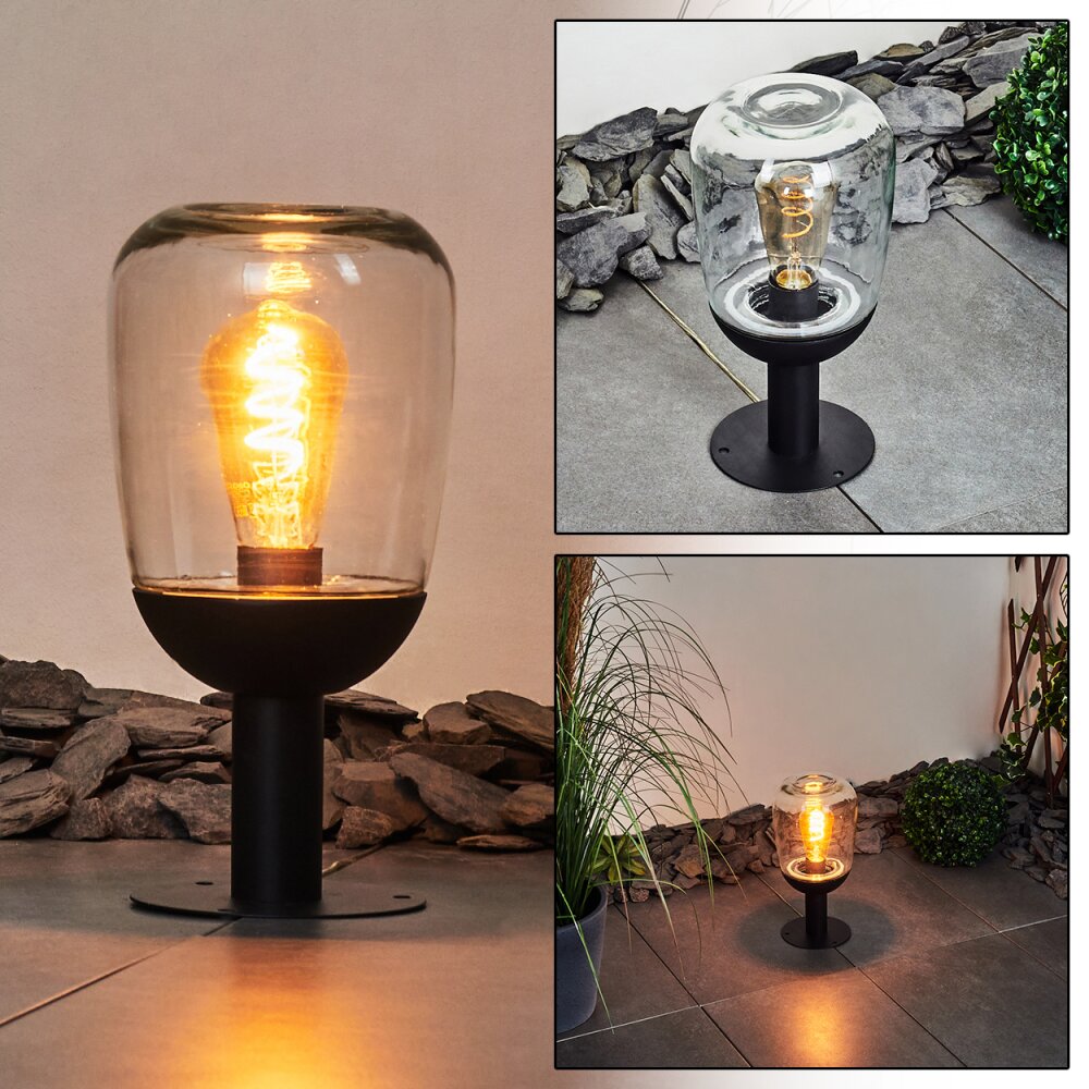 Borne lumineuse Ystheim Noir, 1 lumière main product photo