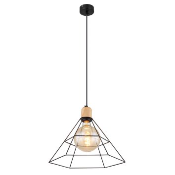 Suspension Globo HELENE Noir, 1 lumière