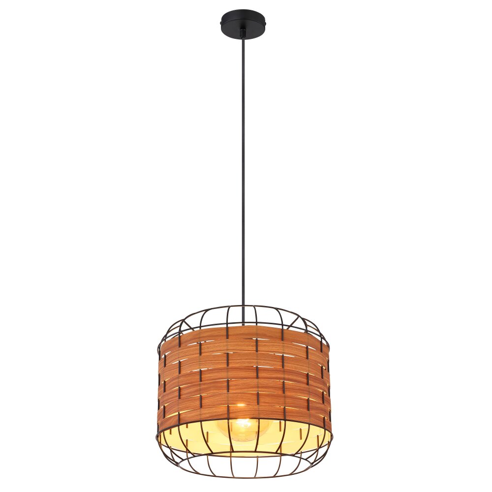Suspension Globo ELMAR Noir, 1 lumière main product photo