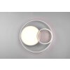 Plafonnier Reality Vuelta LED Titane, 1 lumière
