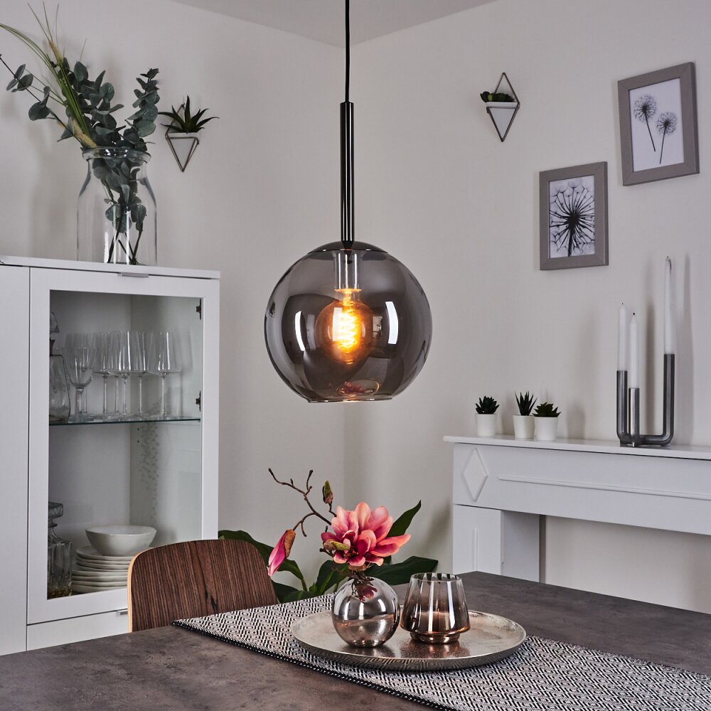 Suspension Loiulo Nickel mat, Argenté, 1 lumière main product photo