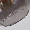 Suspension Loiulo Nickel mat, Argenté, 1 lumière