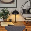Lampe de table Kaitulai Noir, 1 lumière