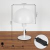 Lampe de table Kaitulai Blanc, 1 lumière