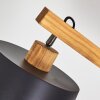 Lampadaire Tatodere Bois foncé, Noir, 1 lumière