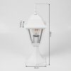Borne lumineuse Naofe Blanc, 1 lumière Borne lumineuse Naofe Blanc, 1 lumière