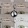 Suspension Preci LED Nickel mat, 1 lumière
