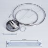 Suspension Preci LED Nickel mat, 1 lumière