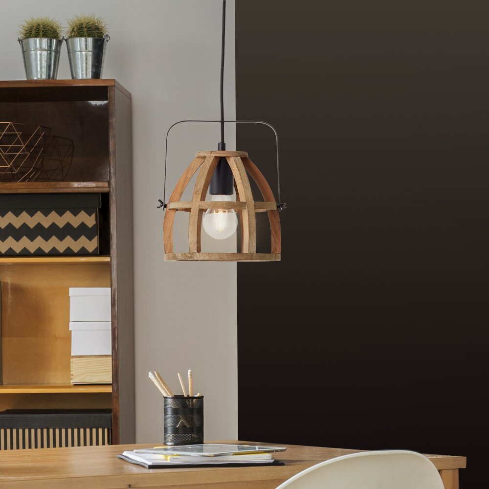 Suspension Brilliant-Leuchten Calley Noir, 1 lumière main product photo