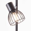 Lampadaire Brilliant-Leuchten Blacky Noir, 3 lumières