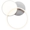 Plafonnier Brilliant-Leuchten Virtus LED Argenté, 1 lumière
