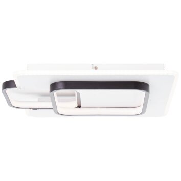 Plafonnier Brilliant-Leuchten Rezia LED Blanc, 1 lumière