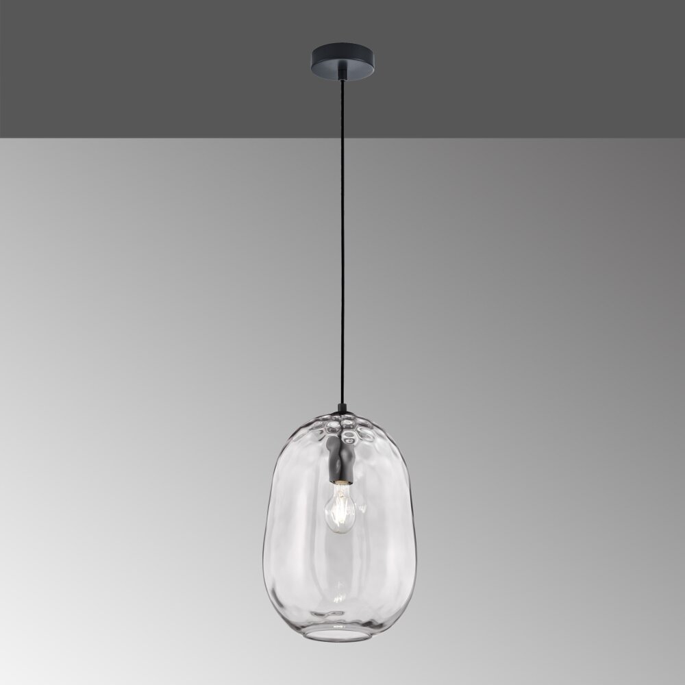 Suspension Fischer-Honsel Bretagne Noir, 1 lumière main product photo