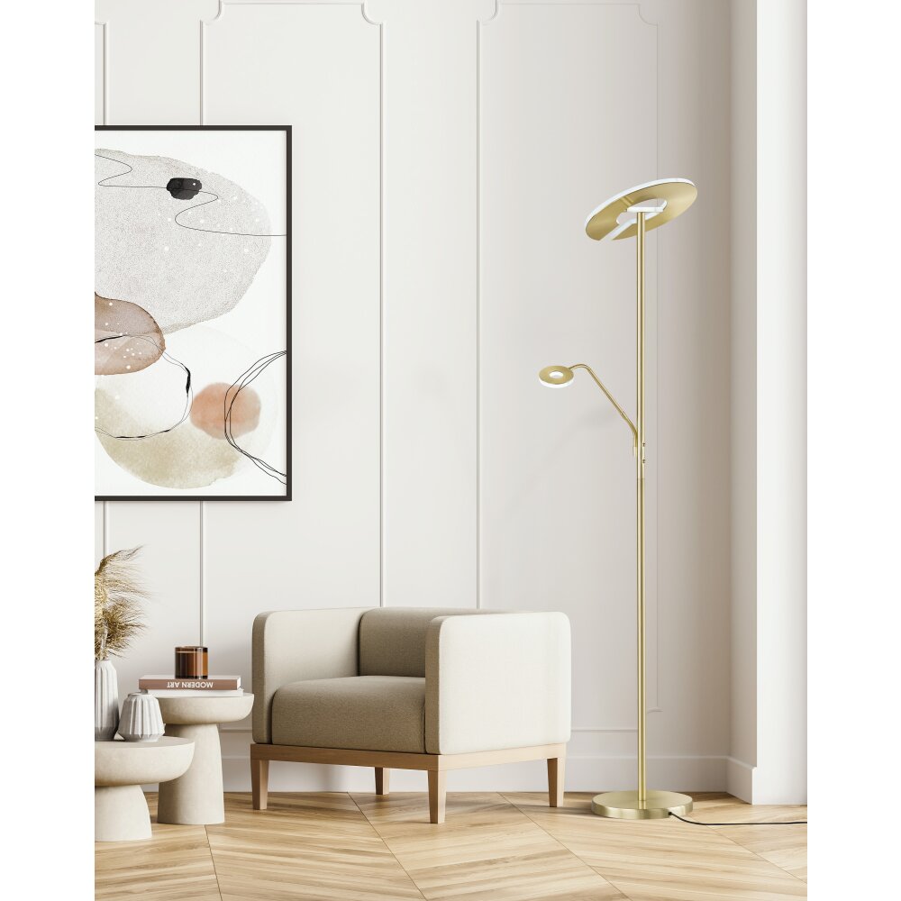 Lampadaire Fischer-Honsel Dent LED Laiton, 1 lumière main product photo