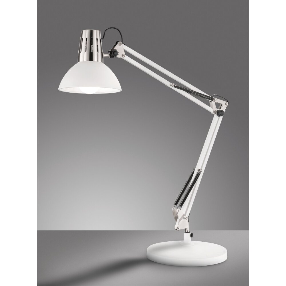 Lampe de table Fischer-Honsel Pit Blanc, 1 lumière main product photo