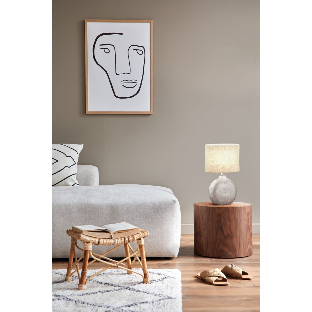 Lampe de table Fischer-Honsel Foro Argenté, 1 lumière main product photo