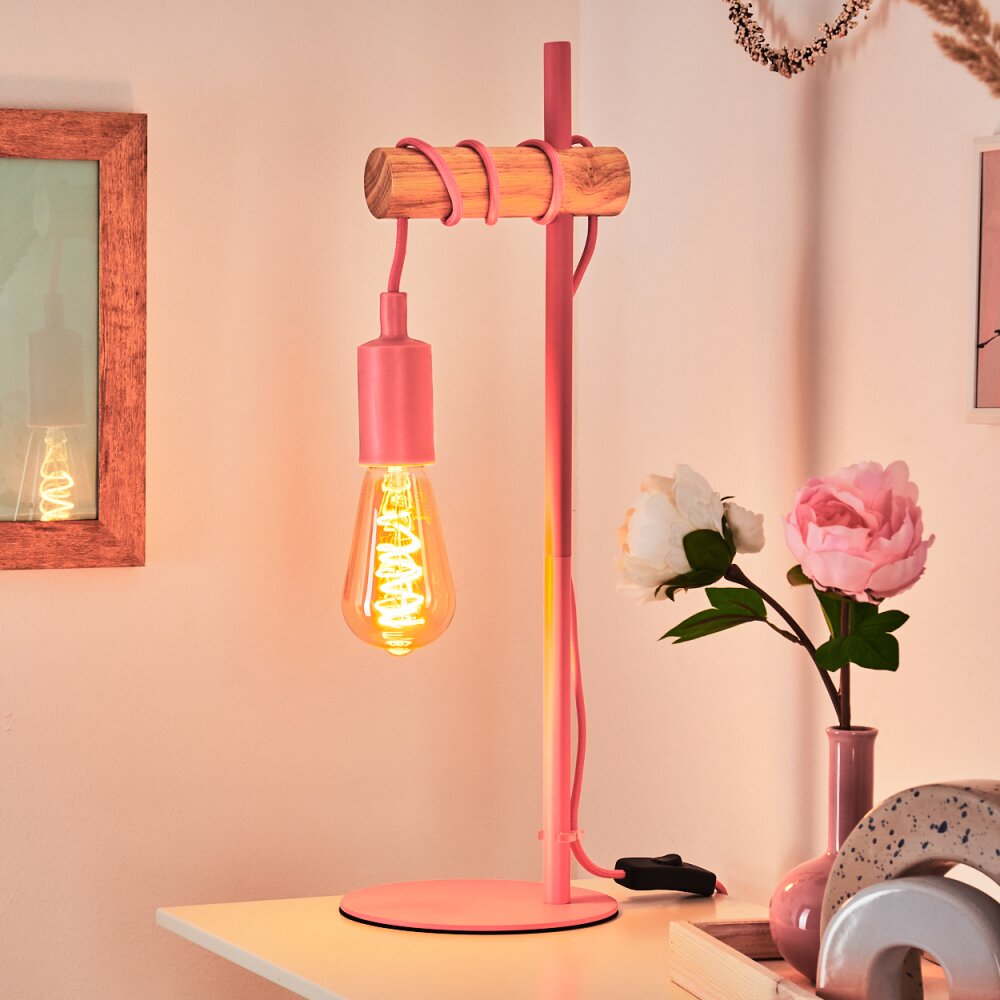 Lampe de table Picmy Écru, Rose, 1 lumière main product photo