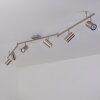 Plafonnier Javel Chrome, Nickel mat, 6 lumières