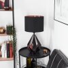 Lampe de table Marang Cuivre, Noir, 1 lumière