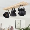 Plafonnier Svanfolk Bois clair, Noir, 3 lumières
