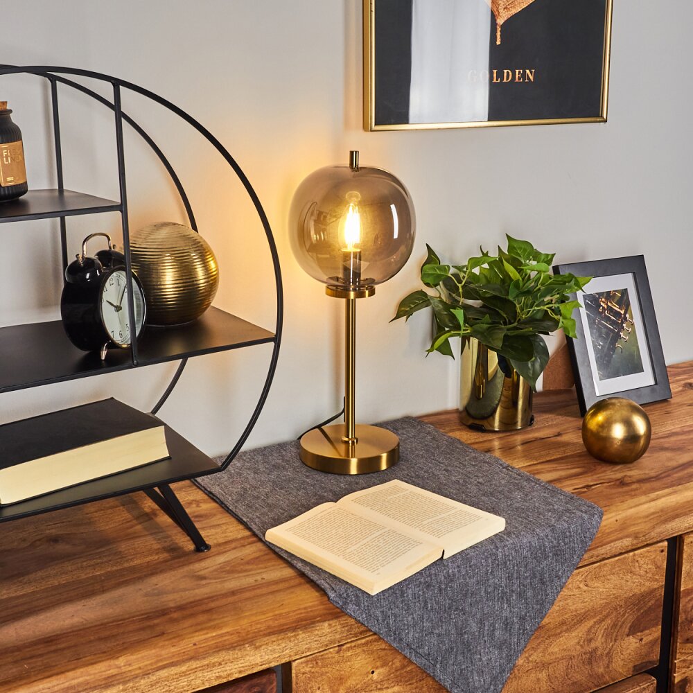 Lampe de table Verbania Laiton, 1 lumière main product photo