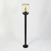 Borne lumineuse Ystheim Noir, 1 lumière
