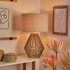 Lampe de table Canot Brun, Écru, 1 lumière