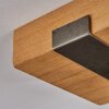 Plafonnier Gressot Écru, Nickel mat, 1 lumière