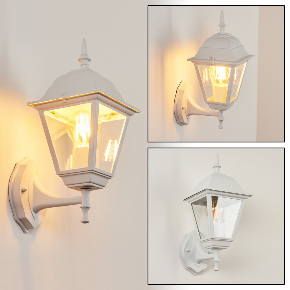 Applique murale d'extérieur Naofe Blanc, 1 lumière main product photo