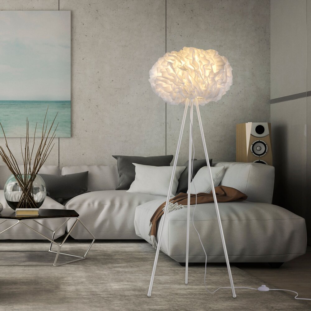 Lampadaire Leuchten-Direkt LOLASMART-NAOMI LED Blanc, 1 lumière, Télécommandes main product photo