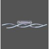 Plafonnier Leuchten-Direkt LOLAsmart-SWING LED Acier brossé, 2 lumières, Télécommandes, Changeur de couleurs