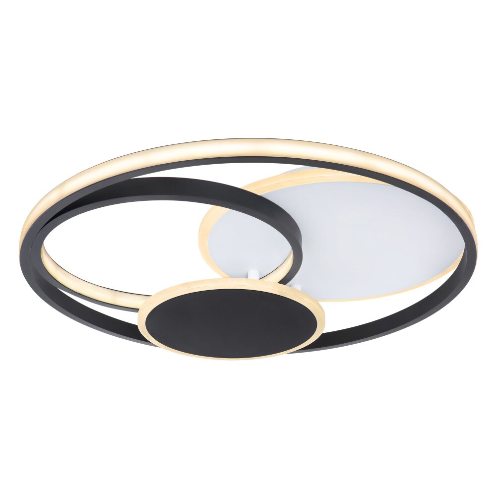 Plafonnier Globo JACK LED Noir, Blanc, 1 lumière main product photo