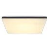Plafonnier Globo ULLY LED Noir, Blanc, 1 lumière, Télécommandes, Changeur de couleurs