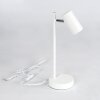 Lampe de table Javel Chrome, Blanc, 1 lumière Lampe de table Javel Chrome, Blanc, 1 lumière