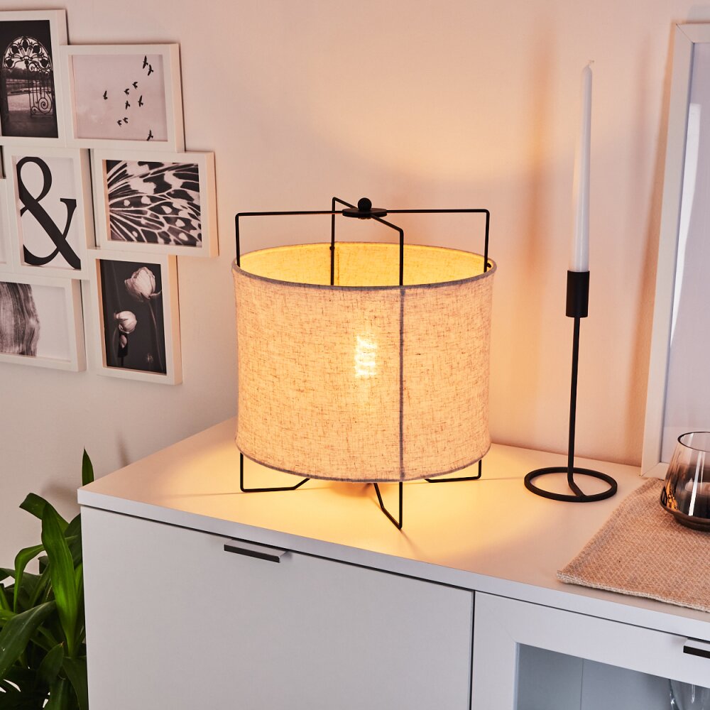 Lampe de table Casoie Noir, 1 lumière main product photo