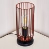 Lampe à poser Gresso Noir, 1 lumière