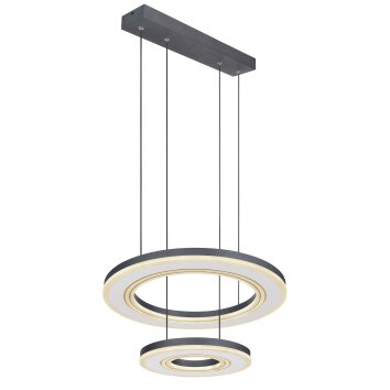 Suspension Globo BLASIUS LED Noir, 1 lumière, Télécommandes