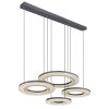 Suspension Globo BLASIUS LED Noir, 1 lumière, Télécommandes