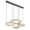 Suspension Globo BLASIUS LED Noir, 1 lumière, Télécommandes