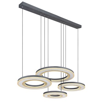 Suspension Globo BLASIUS LED Noir, 1 lumière, Télécommandes