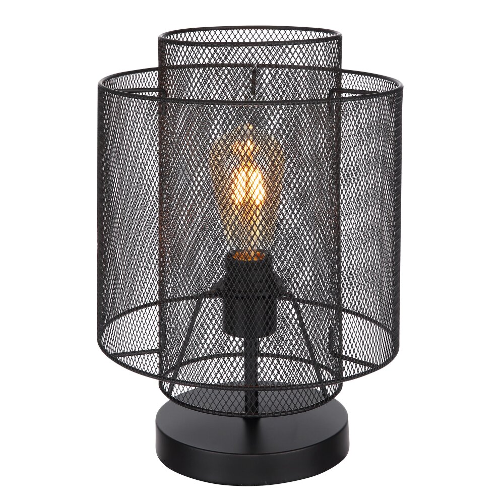 Lampe de table Globo AUGUSTIN Noir, 1 lumière main product photo