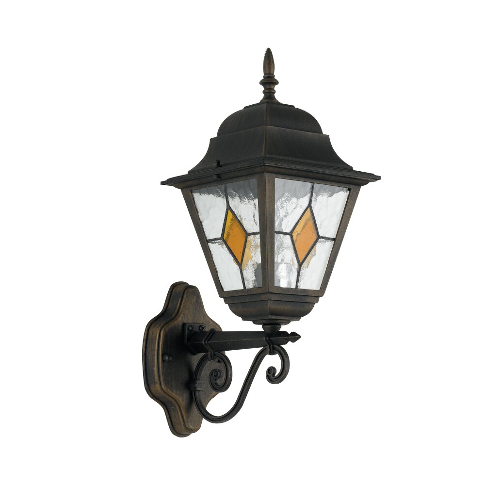 Applique murale d'extérieur Lutec Pisa Anthracite, 1 lumière main product photo