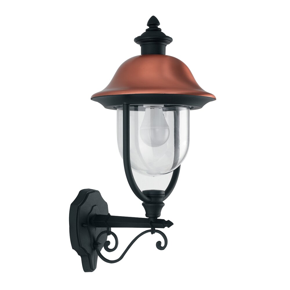Applique murale d'extérieur Lutec Venezia Anthracite, Cuivre, 1 lumière main product photo
