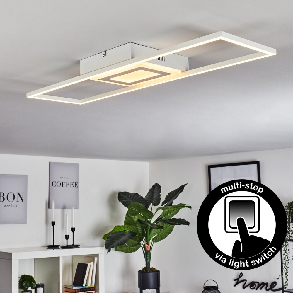 Plafonnier Vaseux LED Blanc, 1 lumière main product photo