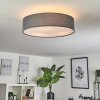Plafonnier Tveid Nickel mat, 3 lumières