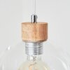 Suspension Andeer Chrome, Écru, 3 lumières